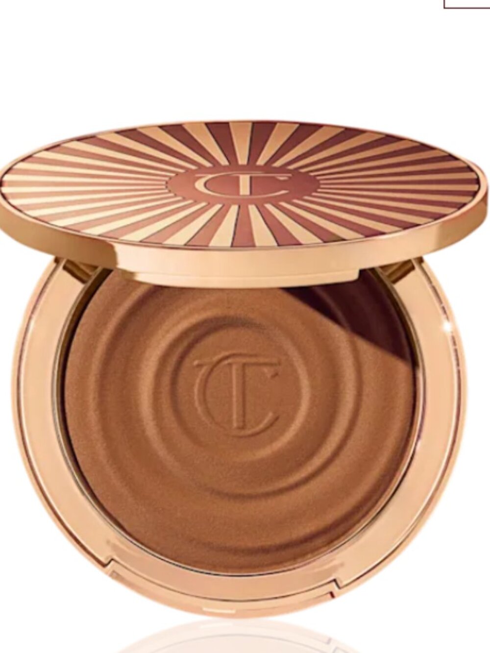 MSRP $58 | Charlotte Tilbury Beautiful Skin Sun-Kissed Cream Bronzer #2 Medium